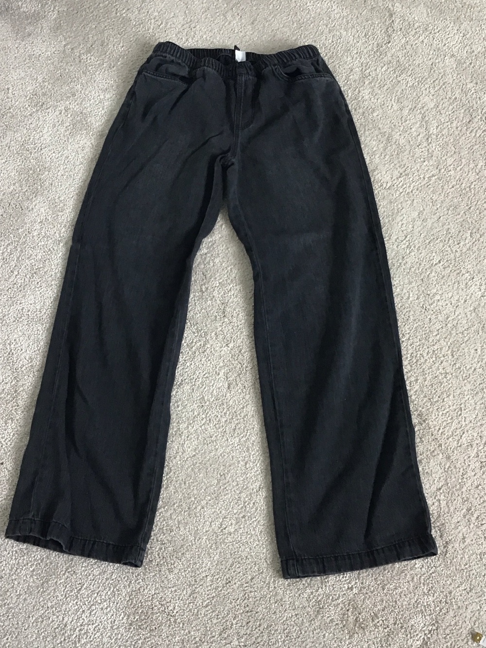 H&M Black Wide Leg Jeans